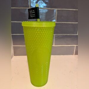 Starbucks Glow-in-the-Dark Lemongrass Studded Cold Cup Tumbler 24oz (Venti)